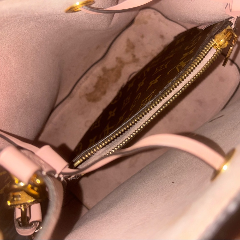Louis Vuitton Brown & Pink Neonoe Bag. - Picture 9 of 10